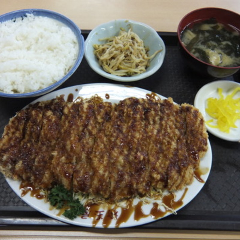 ソースカツ定食(埼玉屋)