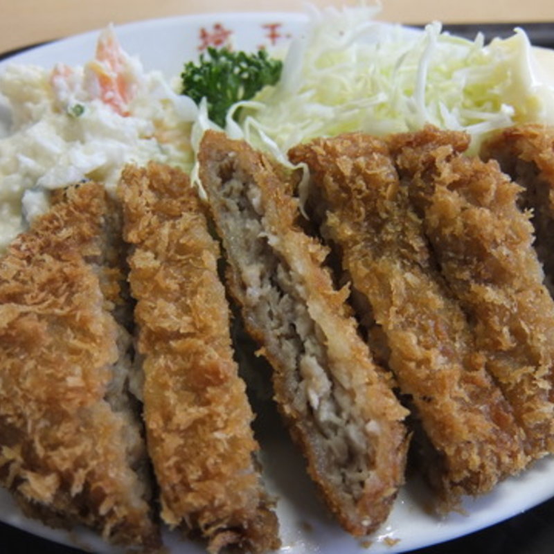 メンチかつ定食(埼玉屋)