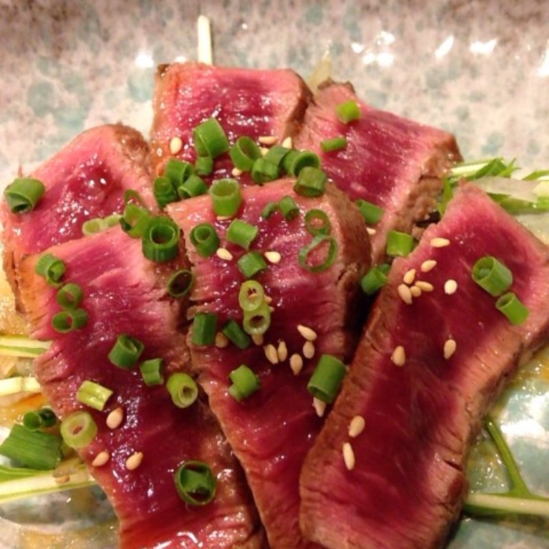 ラムたたき（山ワサビ添え）(士別バーベキュー)