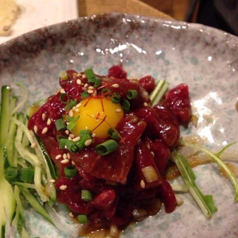 ラムユッケ(士別バーベキュー)