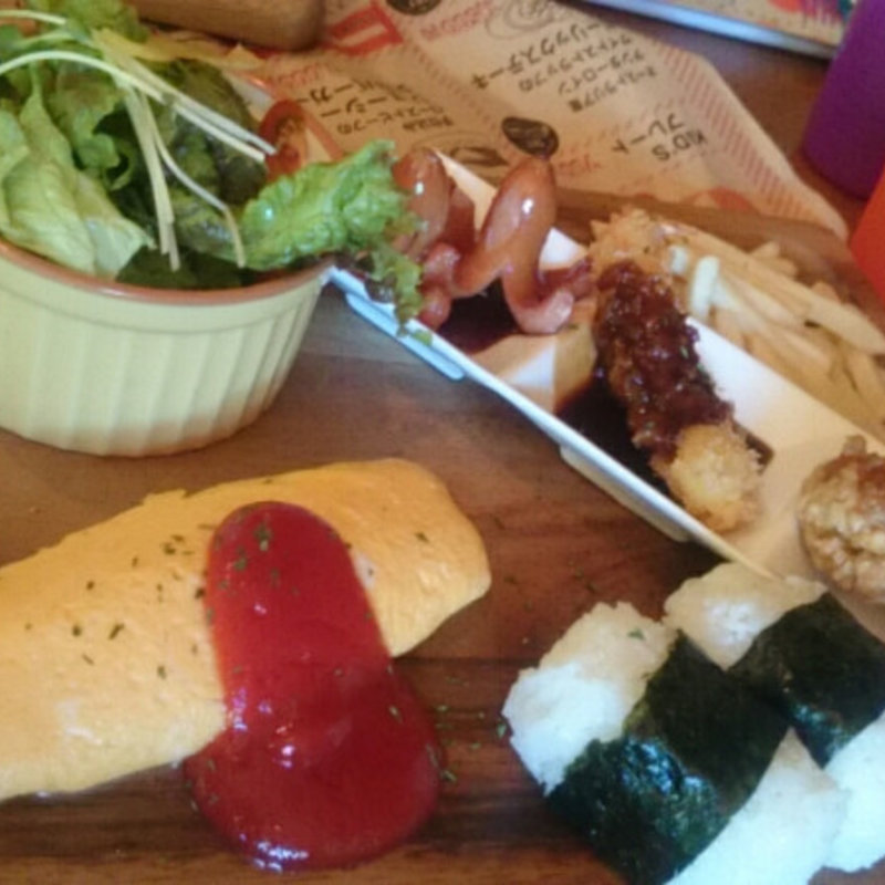 お子様ランチ(夕日カフェ 神辺)