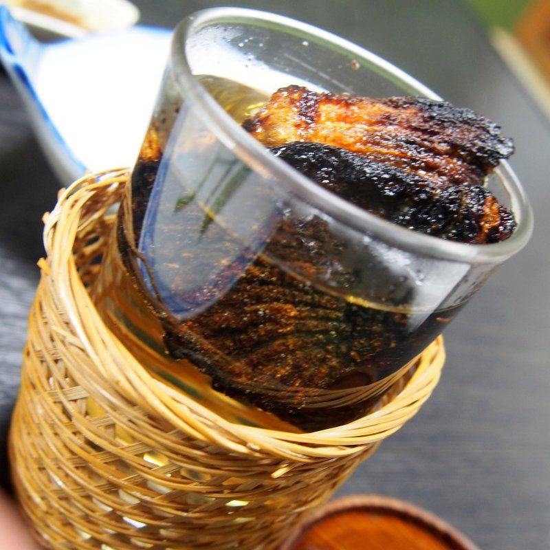 ヒレ酒(てっちり夕凪橋多古安)