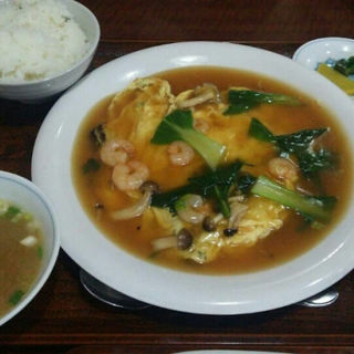 えび玉定食(夜来香)