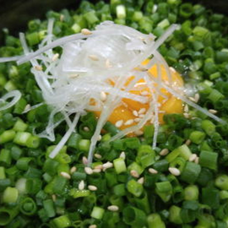 ネギ玉丼(おかずとらーめんの夢丸や)