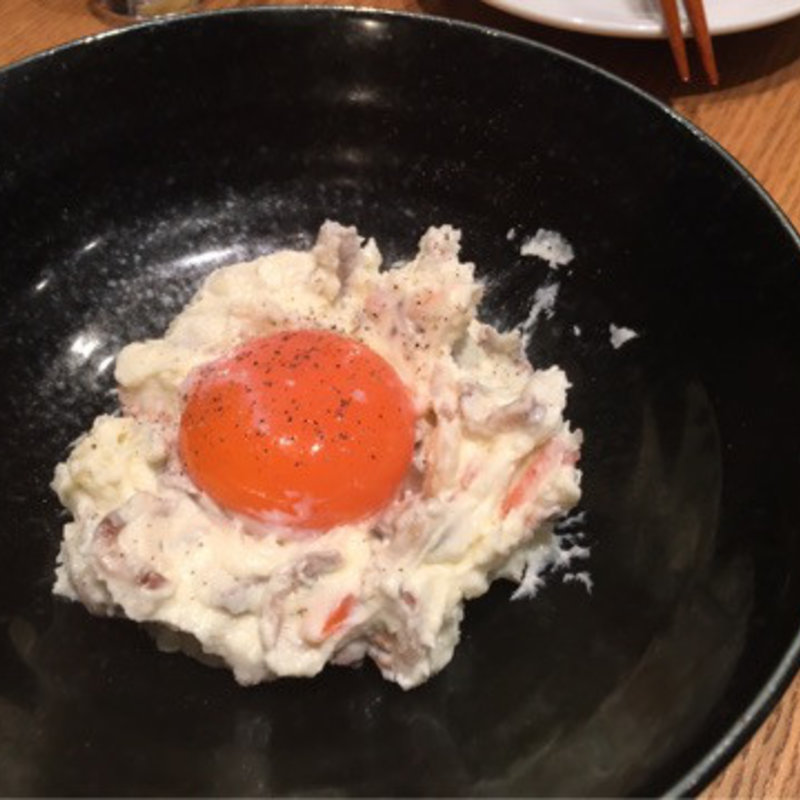 いぶりがっことクリームチーズのポテトサラダ(大かまど飯 寅福 丸の内iiyo店)