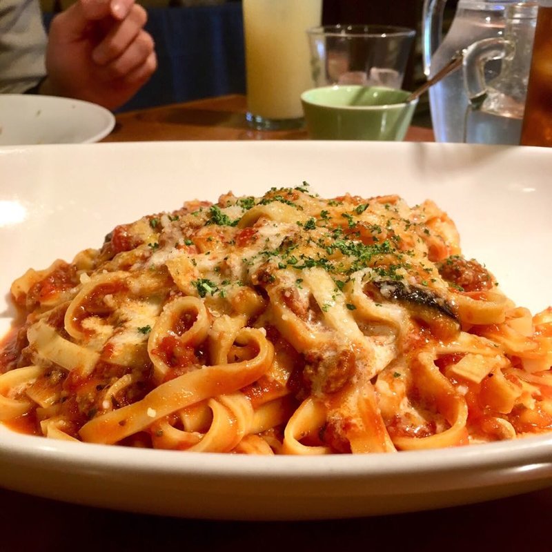 挽肉とナスのトマトソース(オリーブ 室見店)