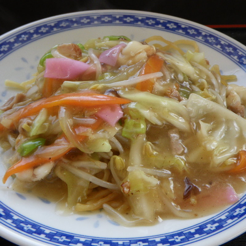 太麺皿うどん(大村湾パーキングエリア（上り線）スナックコーナー )