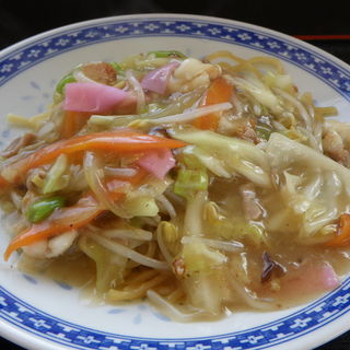 太麺皿うどん(大村湾パーキングエリア（上り線）スナックコーナー )