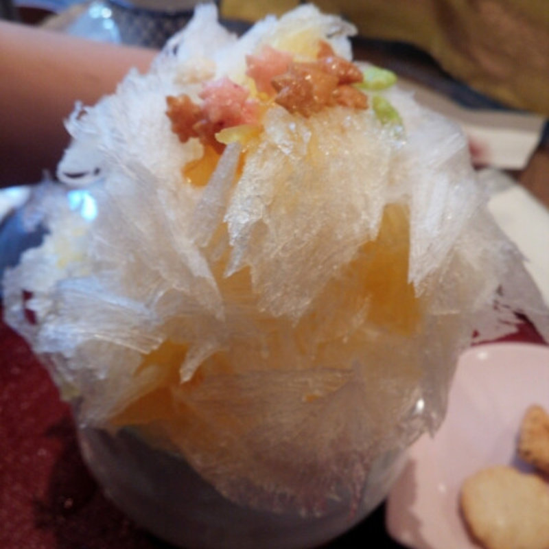 かき氷（夏みかん）(大江戸あられ本舗)