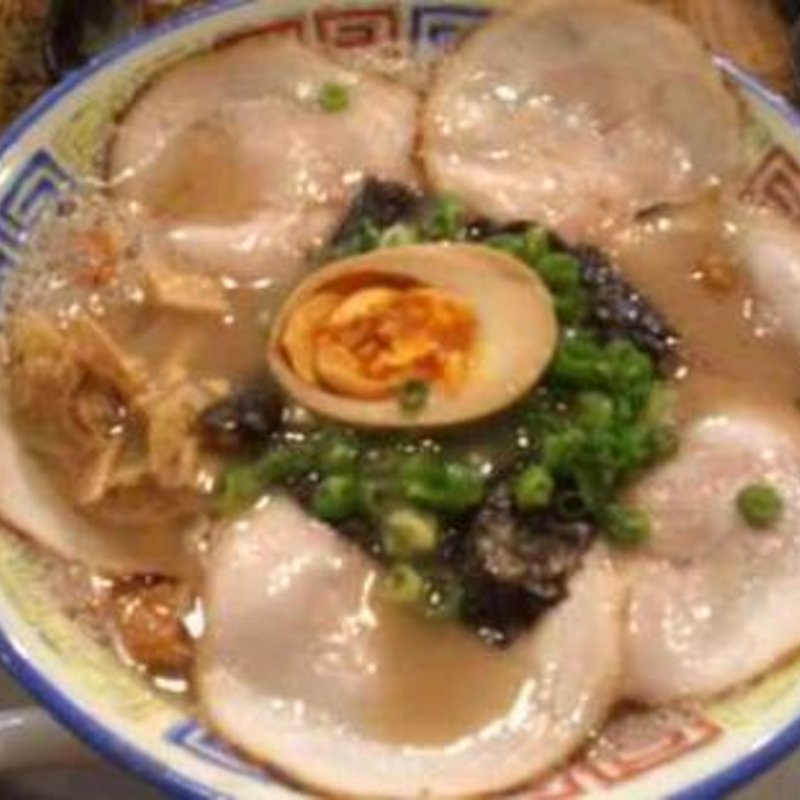 昔チャーシューメンセット並(大砲ラーメン 本店)