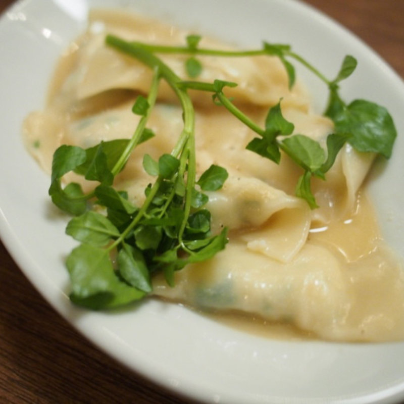 海老とクレソンのビストロ餃子(大衆ビストロジル)