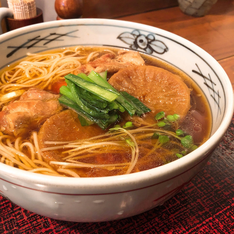 鶏大根そば(㐂道庵)