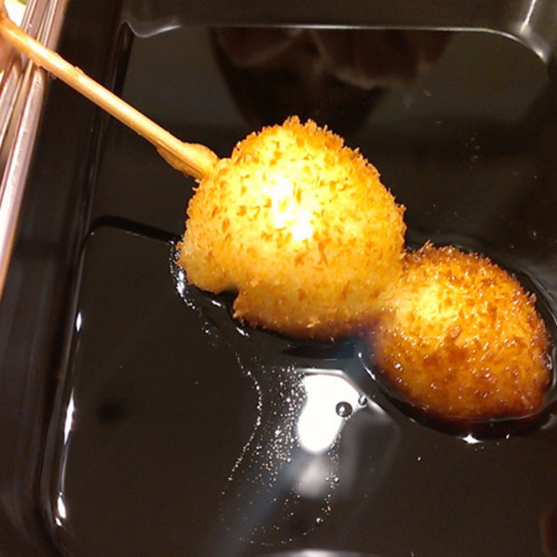 元祖ソフト串かつ(うずら玉子)(大衆酒処　富士一)