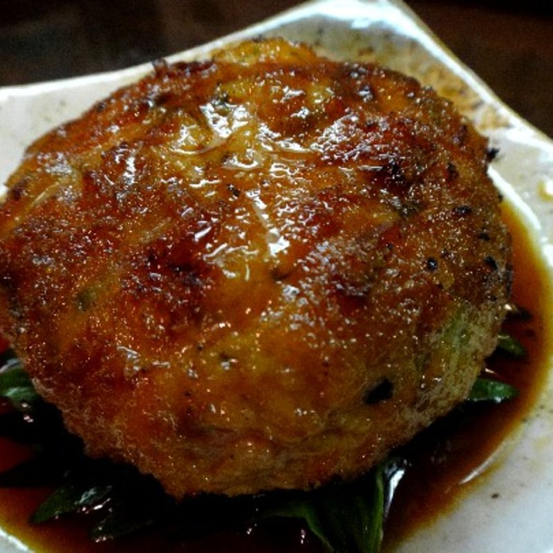 名物ジャンボつくね(大衆酒場　鳥勝)