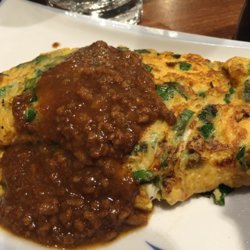 旨辛ニラ玉(徳田酒店 京橋本店)