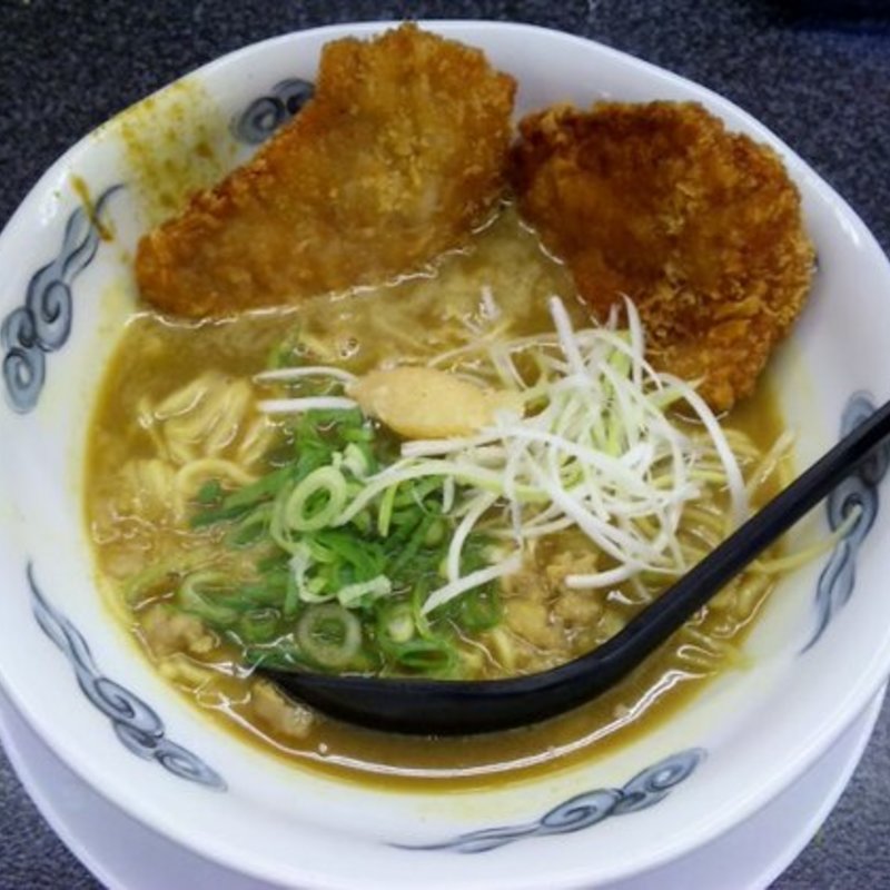 カツカレーラーメン(大阪ふくちぁんラーメン 吉田店)
