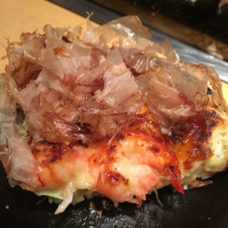 えび玉（いもをトッピング）(大阪生野 桃太郎)