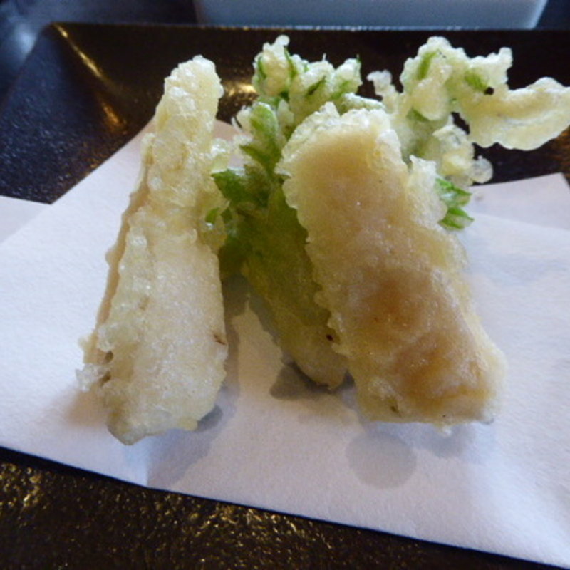 筍とタラの芽の天ぷら(大黒屋)