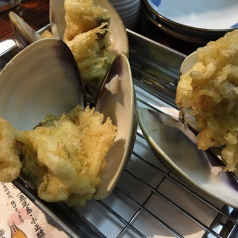 ハマグリ(天ぷらとワイン小島 本店)