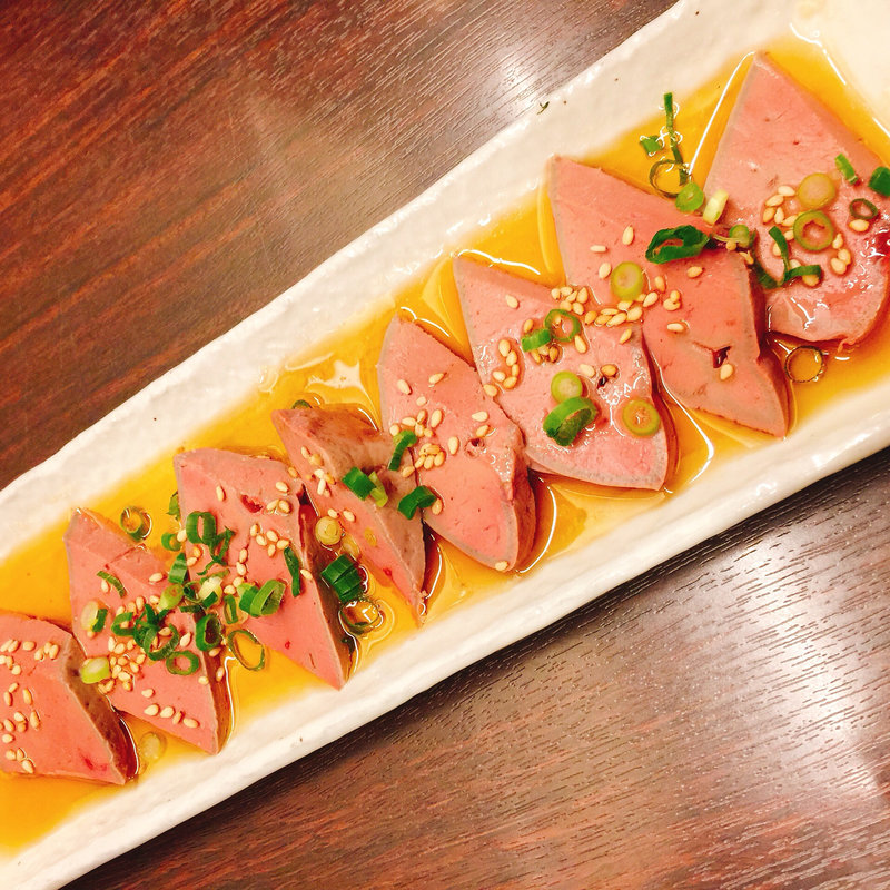 低温調理  牛レバ刺し(肝料理専門店 肝屋 嘉正亭 みその)