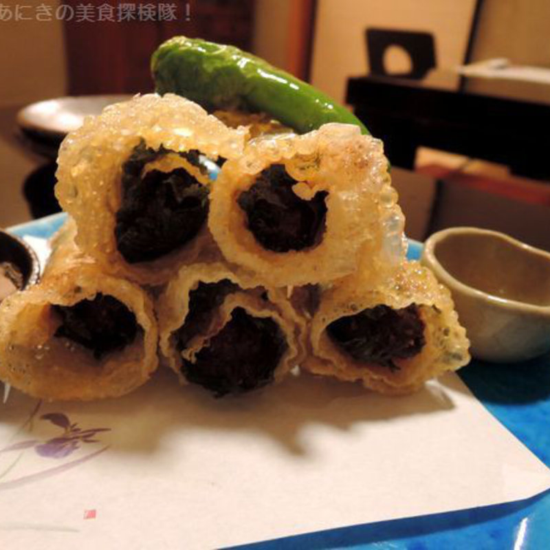 湯葉とひき肉の包み揚げ(天下一品 先斗町 味がさね （テンカイッピン ポントチョウ アジガサネ）)