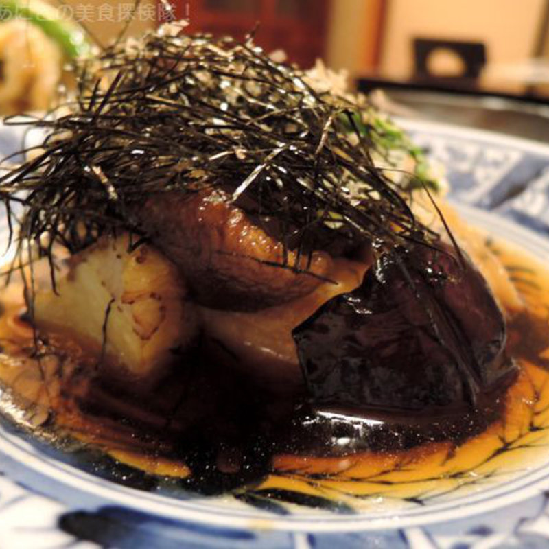 茄子の田楽煮込み(天下一品 先斗町 味がさね （テンカイッピン ポントチョウ アジガサネ）)