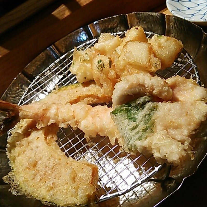 天ぷらめし定食(天丼 金子半之助 )