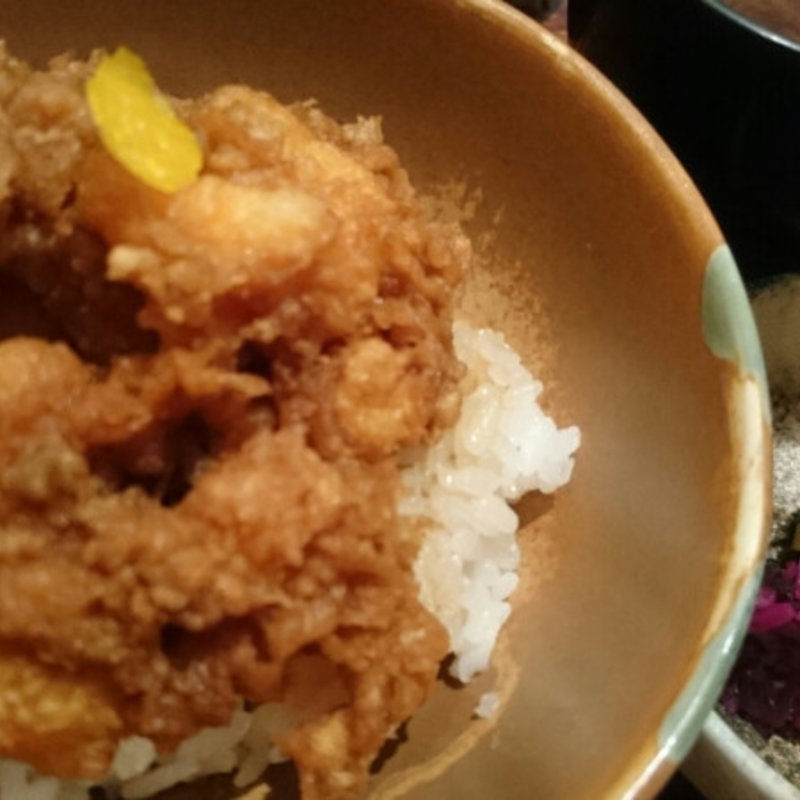 かき揚げ丼(てんぷら 銀座天亭)