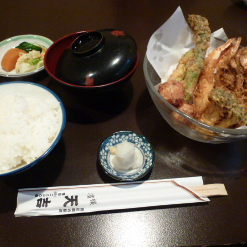 海老と信州野菜の盛り合わせ(天吉 （てんきち）)