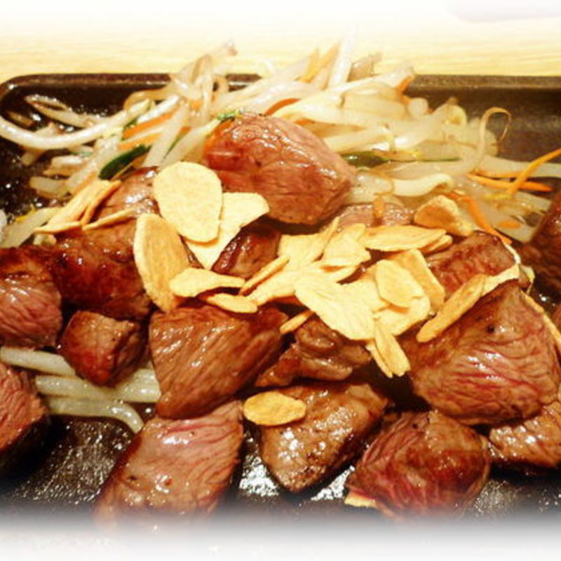 イチボステーキ定食(天神ホルモン ヨドバシ梅田店 )