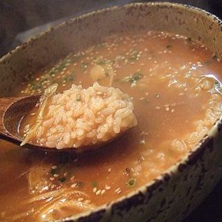 チゲ雑炊(天神ホルモン 今泉店 )