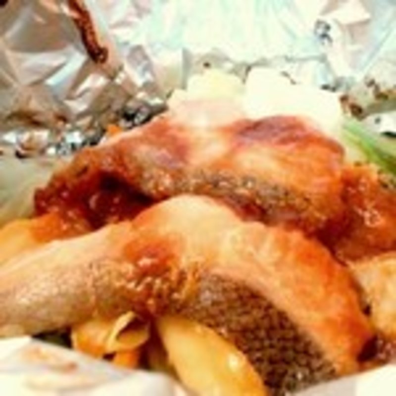 鮭と鮑のちゃんちゃん焼き(天空の月 渋谷 （隠れ家個室ダイニング）)