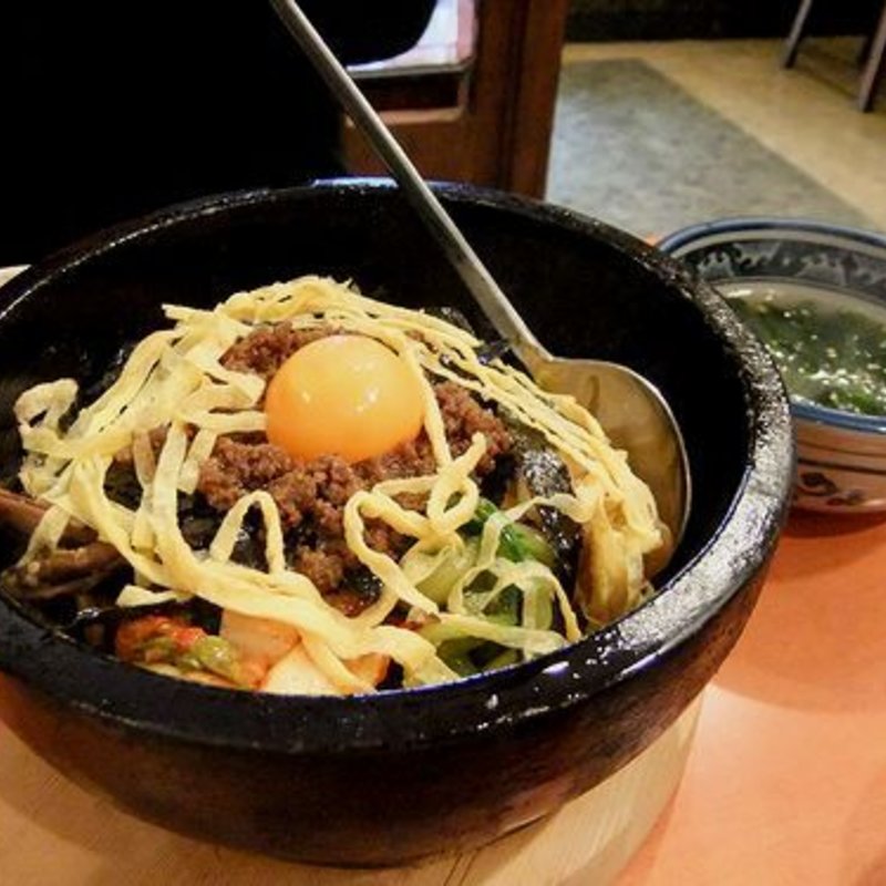 石焼ビビンパ定食(太平楽)