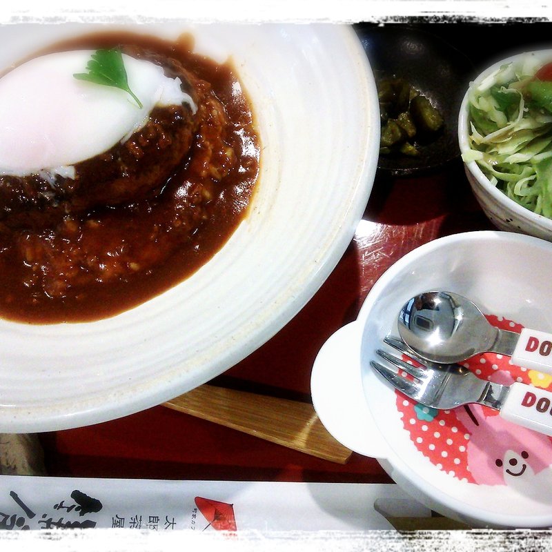 信州たまごのロコモコ(太郎茶屋鎌倉 長野店 （タロウチャヤカマクラ）)