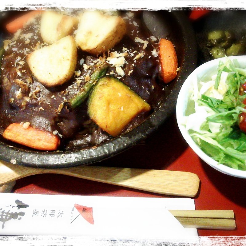 彩り野菜の焼きカレー(太郎茶屋鎌倉 長野店 （タロウチャヤカマクラ）)