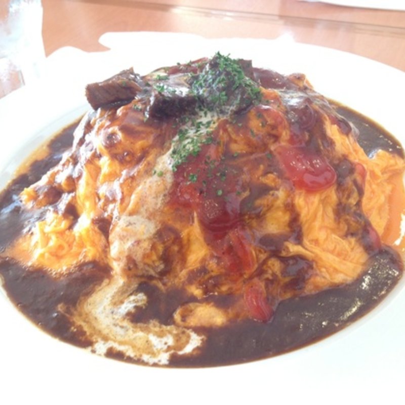 オムライス(太陽のカフェ南港店)