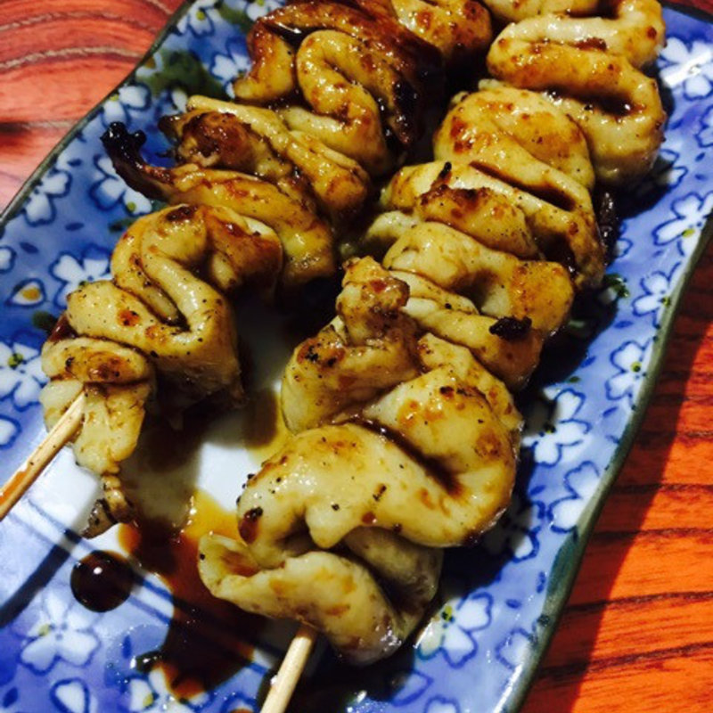 鶏皮串し(姫だるま)