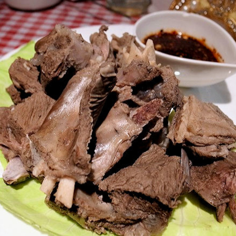 新疆風ラム肉の山椒かけマーラー風味(火焔山 )