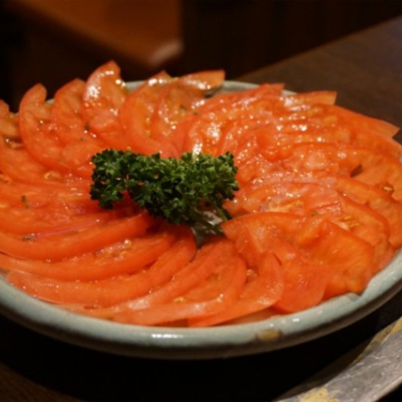 トマトサラダ(お好み焼き 子ぐま)