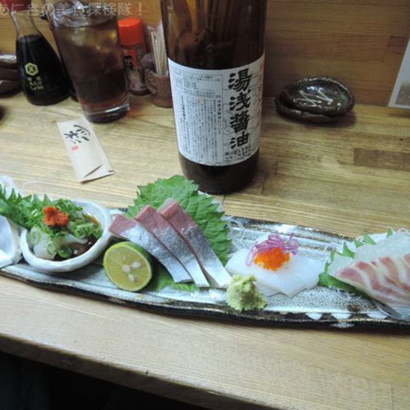 刺身の盛合わせ(季節料理 藤原)