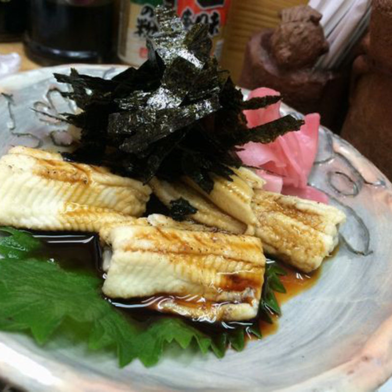 蒸し穴子(季節料理 藤原)