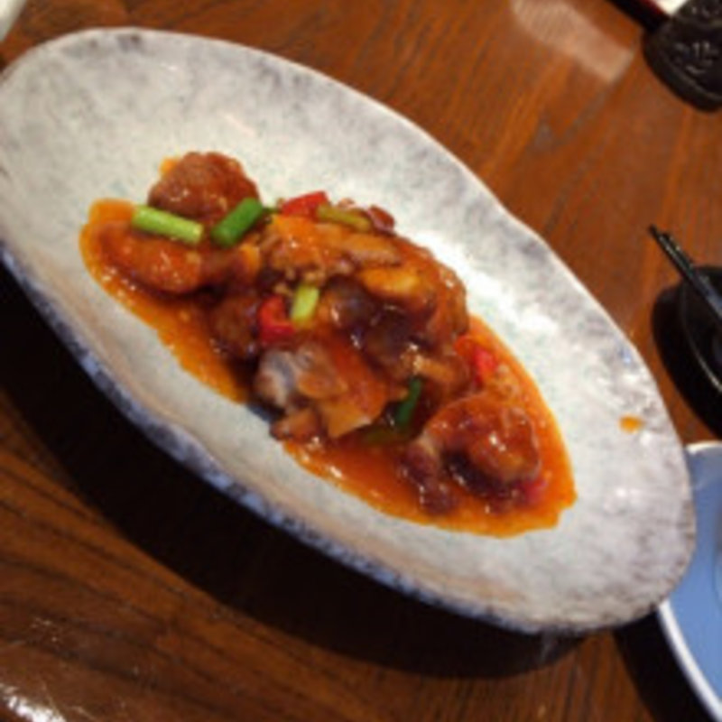 揚げ鶏の甘辛だれ(中國名菜 孫 日本橋店)