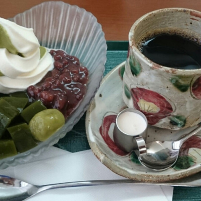 クリーム抹茶ゼリー(宇治園 心斎橋本店)