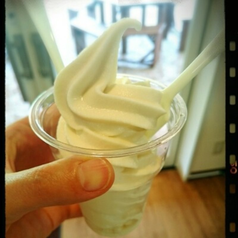 ソフトクリーム（りんご）(安曇野ワイナリー )