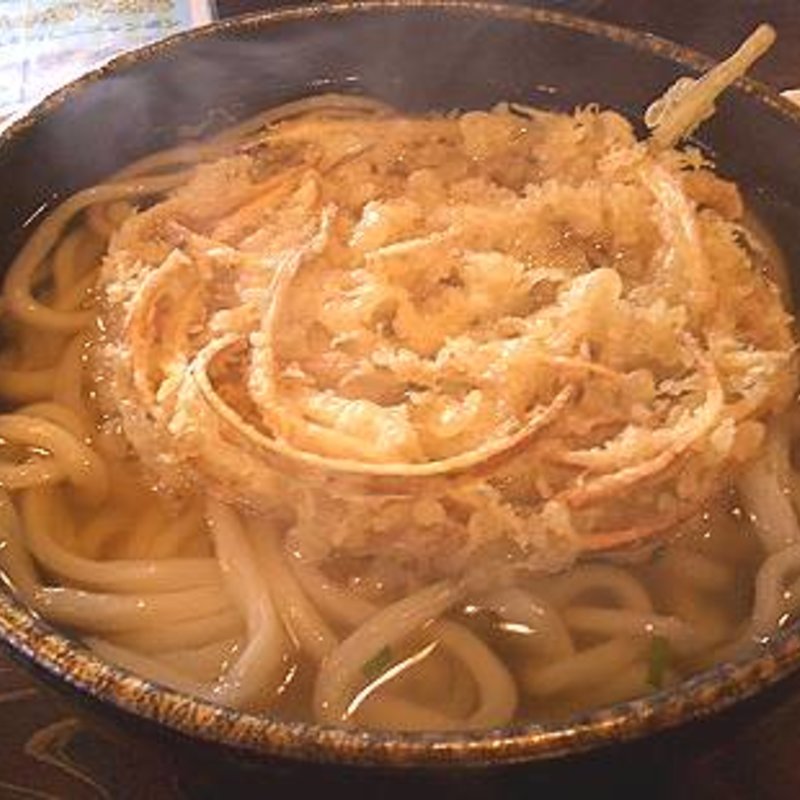 ごぼう天うどん(宝満屋)