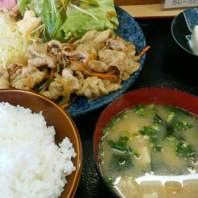 バラ肉生姜焼き(宮吉 （ミヤキチ）)