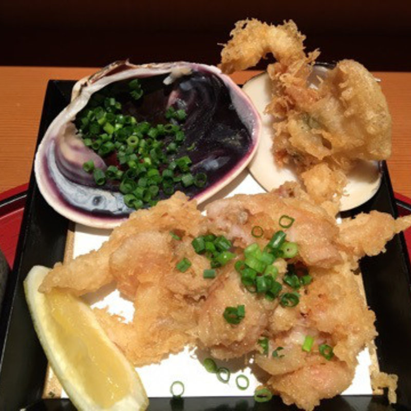 貝二種盛り(蛤・大浅利の食べくらべ）(宴 （UTAGE） ハゲ天ミッドランドスクエア店)