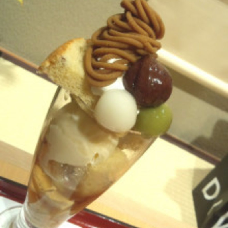 マロンパフェ(家傳京飴 祇園小石 祇園本店 )