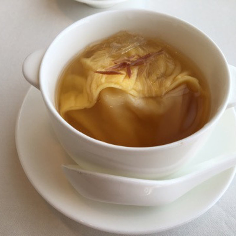 フカヒレ入りスープ餃子(家全七福酒家 名古屋店)