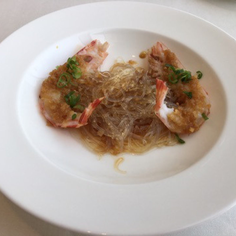 活車海老のガーリック蒸し(家全七福酒家 名古屋店)